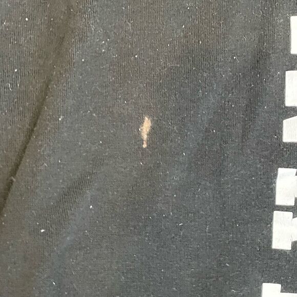 Pink Victoria's Secret Sweatpant Joggers Black White Fleece‎ Drawstring S - Picture 4 of 7